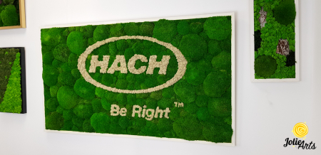 Logo personalizat, litere volumetrice, decor licheni naturali stabilizati si muschi bombati, Jolie Arts [1]