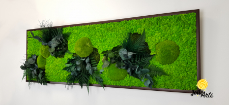 Tablou Green Day cu licheni naturali stabilizați – Jolie Arts [1]