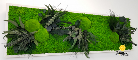 Tablouri licheni - Tablou Green Day cu licheni naturali stabilizați – Jolie Arts