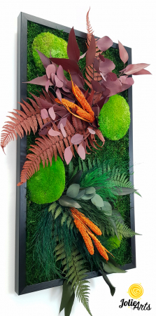 Tablou Green Day Personalizat – Muschi și Plante Stabilizate cu Inserții Colorate [4]