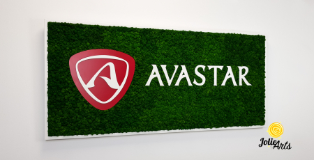 Logo Avastar decorat cu licheni naturali stabilizati [3]