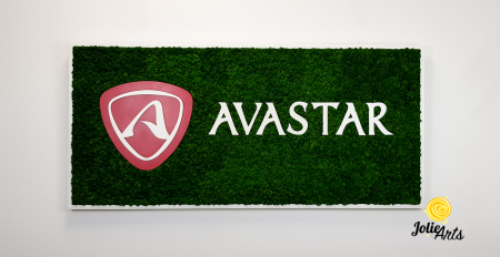 Logo Avastar decorat cu licheni naturali stabilizati [2]