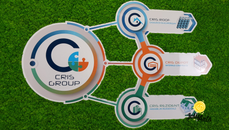 Logo Cris Group decorat cu licheni naturali stabilizati [6]