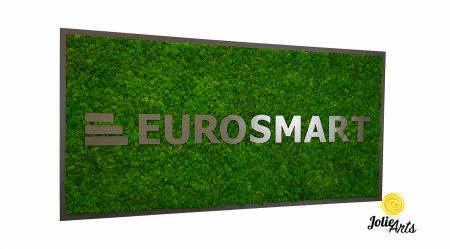 Logo-uri personalizate - Logo Eurosmart decorat cu licheni naturali stabilizati