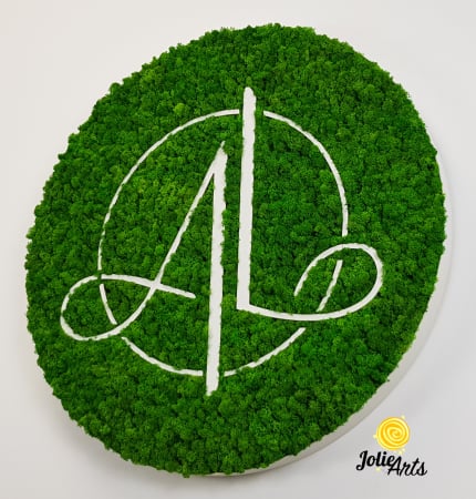 Logo Eco-Friendly si Memorabil, Decorat cu Licheni Naturali, " A.L." [3]