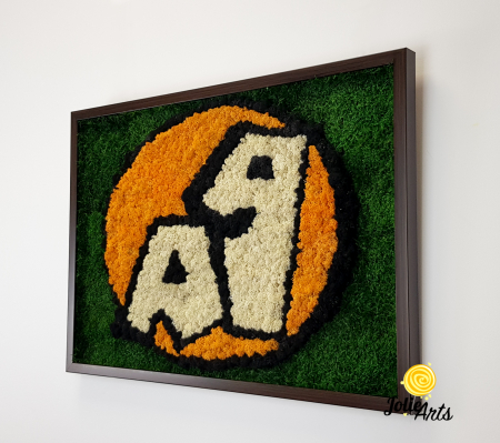 Logo A 1, decorat cu licheni si muschi plati [2]
