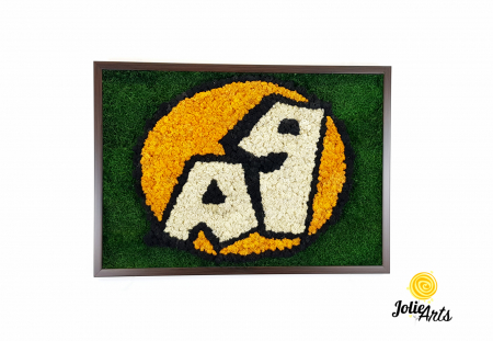 Logo A 1, decorat cu licheni si muschi plati [1]