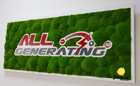 Logo Personalizat All Generating, Decorat cu Muschi Bombati Naturali Stabilizati [4]