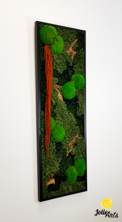 Tablou licheni, muschi si plante naturale stabilizate, Model Amaranthus 2, Jolie Arts, www.tablouriculicheni.ro-5 [1]