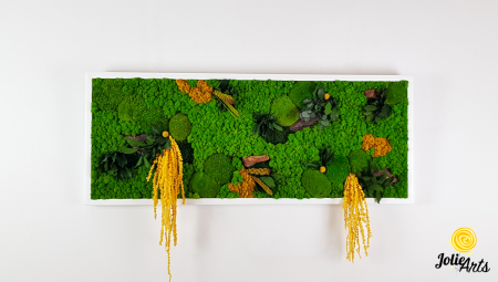 Tablou Amaranthus Galben cu licheni și mușchi stabilizați [2]