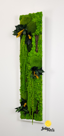 Model Amaranthus Verde – Design Vertical, Tablou Licheni Naturali [1]