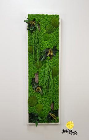 Model Amaranthus Verde – Design Vertical, Tablou Licheni Naturali [2]