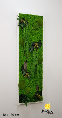 Tablouri - Model Amaranthus Verde – Design Vertical, Tablou Licheni Naturali