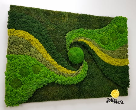 Tablou Autumn licheni naturali stabilizați Jolie Arts [5]