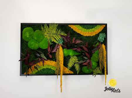 Tablou Curcubeu Galben licheni și mușchi stabilizați – Jolie Arts [3]