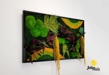 Tablou Curcubeu Galben licheni și mușchi stabilizați – Jolie Arts [4]