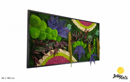 Tablouri - Tablou Curcubeu Inserții Cyclamen licheni stabilizați Jolie Arts