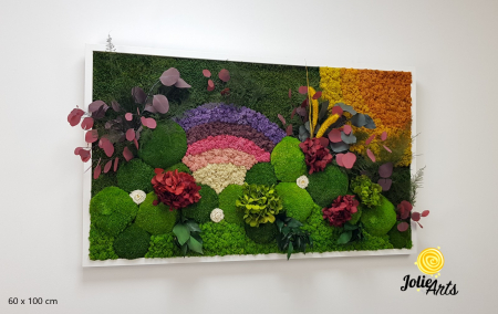 Tablou Curcubeu Personalizat mușchi licheni Jolie Arts [2]