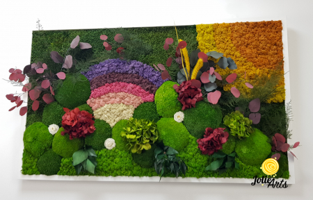 Tablou Curcubeu Personalizat mușchi licheni Jolie Arts [5]