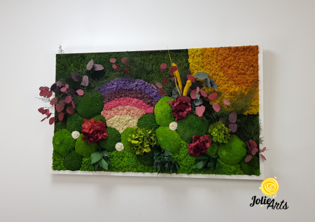 Tablou Curcubeu Personalizat mușchi licheni Jolie Arts [3]
