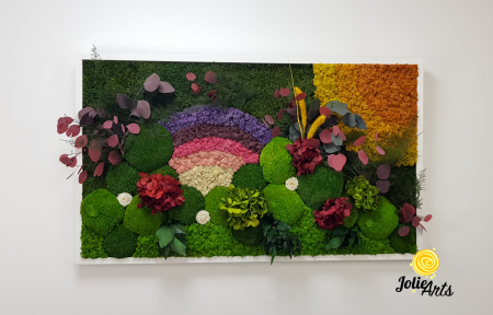 Tablou Curcubeu Personalizat mușchi licheni Jolie Arts [4]