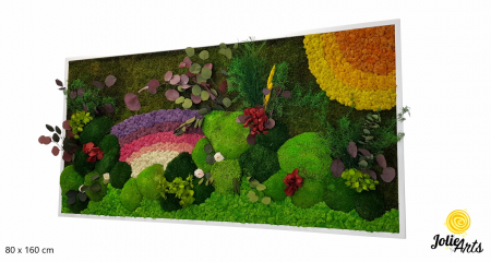 Proiecte personalizate - Tablou Curcubeu Personalizat mușchi licheni Jolie Arts