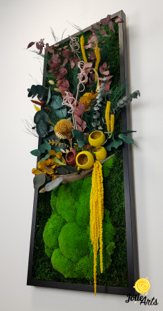 Tablou licheni model Flower Vase, plante stabilizate, Jolie Arts [4]