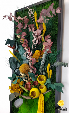 Tablou licheni model Flower Vase, plante stabilizate, Jolie Arts [7]