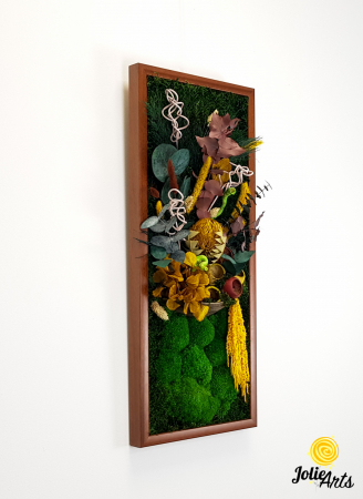 Tablou licheni model Flower Vase, plante stabilizate, Jolie Arts [5]