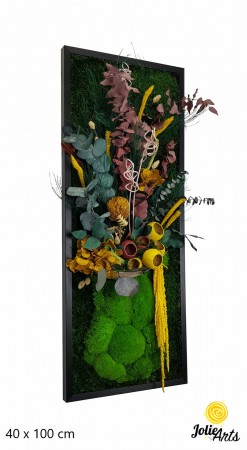 Toate Produsele - Tablou licheni model Flower Vase, plante stabilizate, Jolie Arts