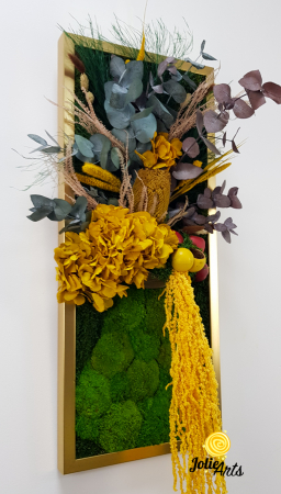 Tablou licheni model Flower Vase, plante stabilizate, Jolie Arts [5]