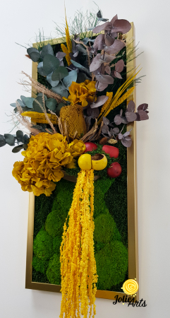 Tablou licheni model Flower Vase, plante stabilizate, Jolie Arts [4]