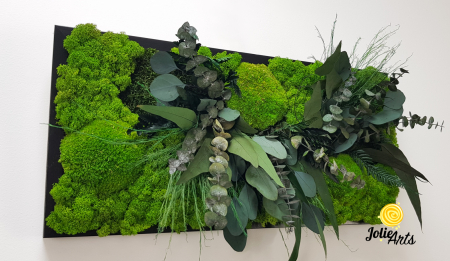 Tablou Green Day cu Licheni și Plante Naturale Stabilizate – Jolie Arts [4]