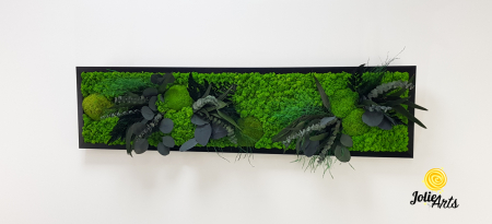 Tablou Green Day cu Licheni și Plante Naturale Stabilizate – Jolie Arts [1]