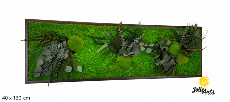 Tablou Green Day cu Licheni și Plante Naturale Stabilizate – Jolie Arts [1]