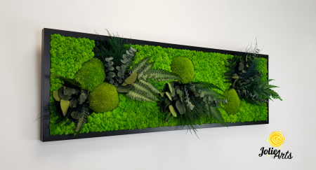 Tablou Green Day cu Licheni și Plante Naturale Stabilizate – Jolie Arts [6]