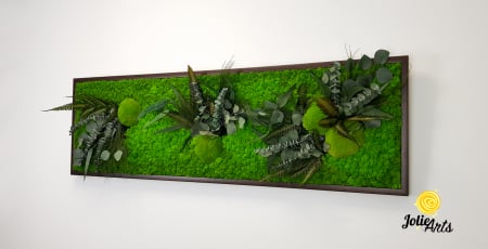 Tablou Green Day cu Licheni și Plante Naturale Stabilizate – Jolie Arts [2]