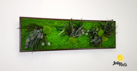 Tablou Green Day cu Licheni și Plante Naturale Stabilizate – Jolie Arts [4]