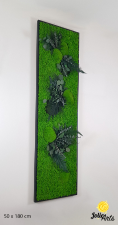 Tablouri - green-day-vertical-licheni-rama-neagra
