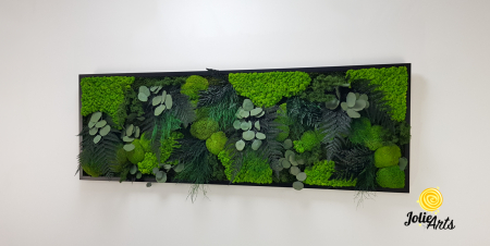 Tablou Green Island cu licheni și plante naturale – Jolie Arts [2]