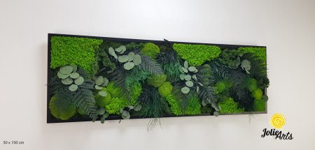 Tablou Green Island cu licheni și plante naturale – Jolie Arts [1]