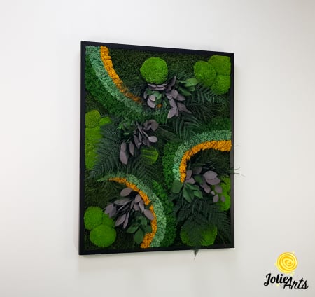 Model Green Rainbow cu Licheni, Muschi si Plante Naturale Stabilizate [1]