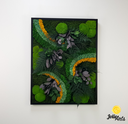 Model Green Rainbow cu Licheni, Muschi si Plante Naturale Stabilizate [3]