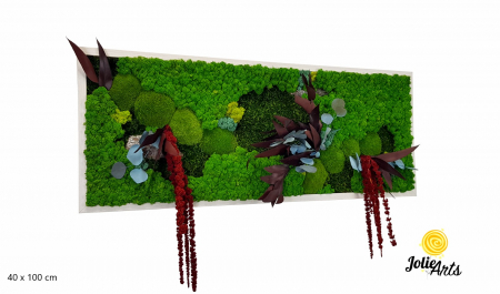 Tablou Ilona personalizat cu licheni, mușchi și plante naturale stabilizate – Jolie Arts [1]