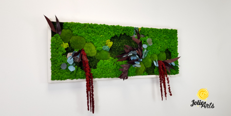 Tablou Ilona personalizat cu licheni, mușchi și plante naturale stabilizate – Jolie Arts [4]