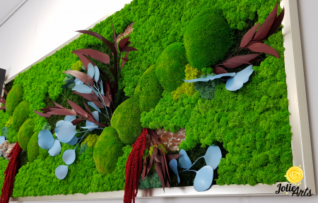 Tablou Ilona personalizat cu licheni, mușchi și plante naturale stabilizate – Jolie Arts [5]