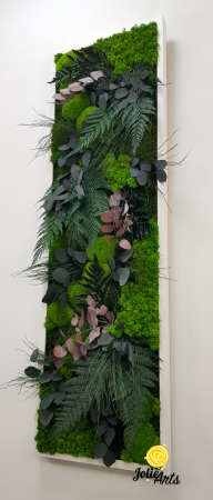 Tablou Island vertical – licheni, mușchi, plante naturale stabilizate [1]