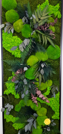 Tablou Island vertical – licheni, mușchi, plante naturale stabilizate [5]