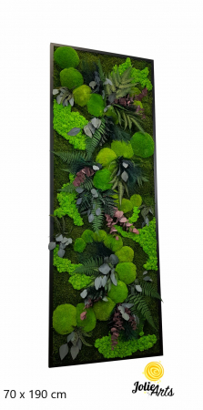 Tablou Island vertical – licheni, mușchi, plante naturale stabilizate [1]