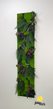 Tablou Island vertical – licheni, mușchi, plante naturale stabilizate [1]